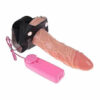 LeLuv 7.5 Vibrating and Rotating Female Lesbian Strap On