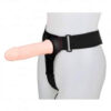 LeLuv 8 Male Hollow Vibrating Strap On LeLuv 8 Male Hollow Vibrating Strap On